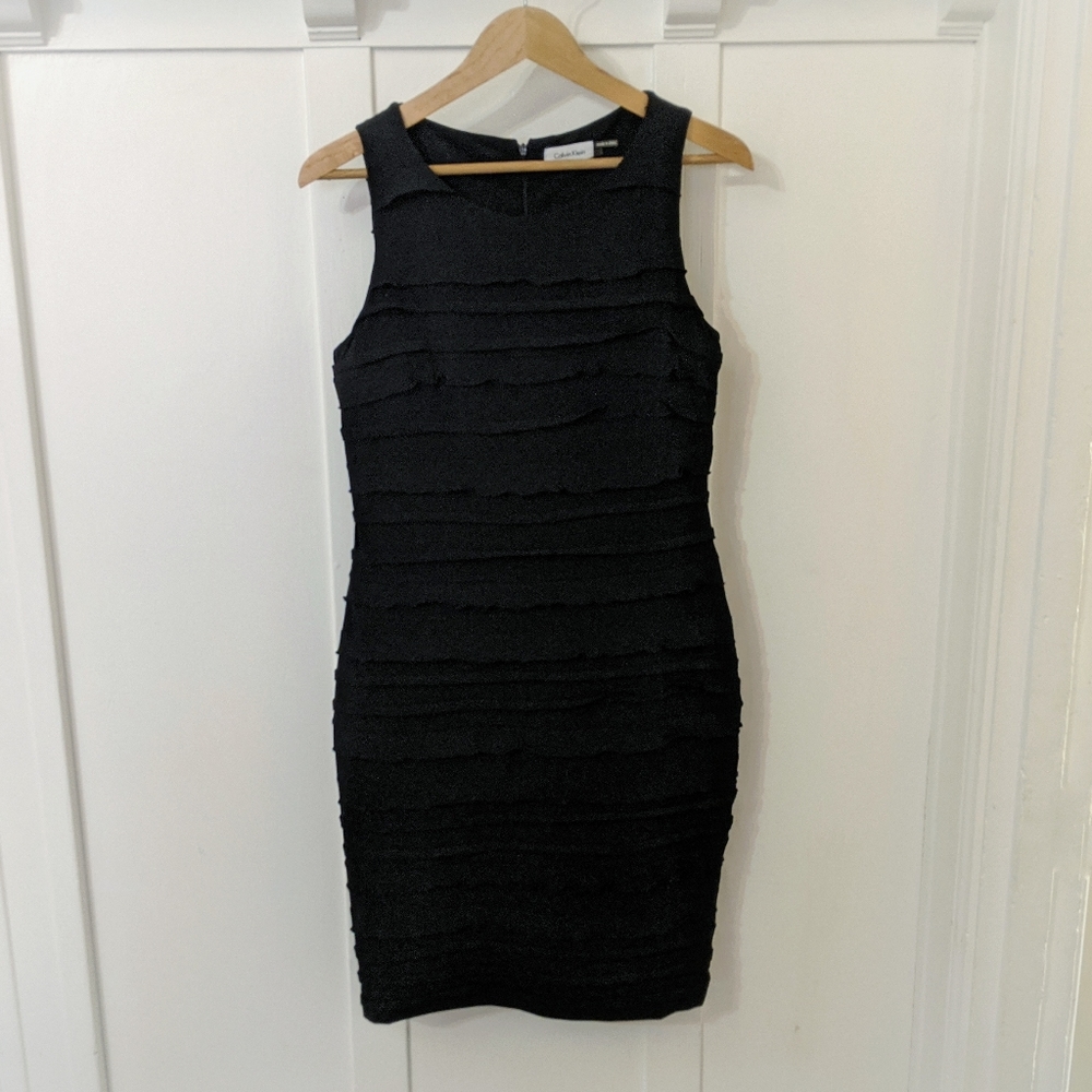 NWT Calvin Klein LBD Sleeveless Little Black Dress